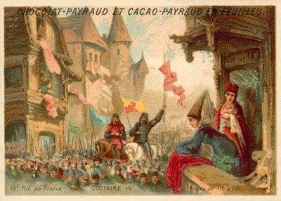Chlothar IV, Frankish king of Austrasia by French School